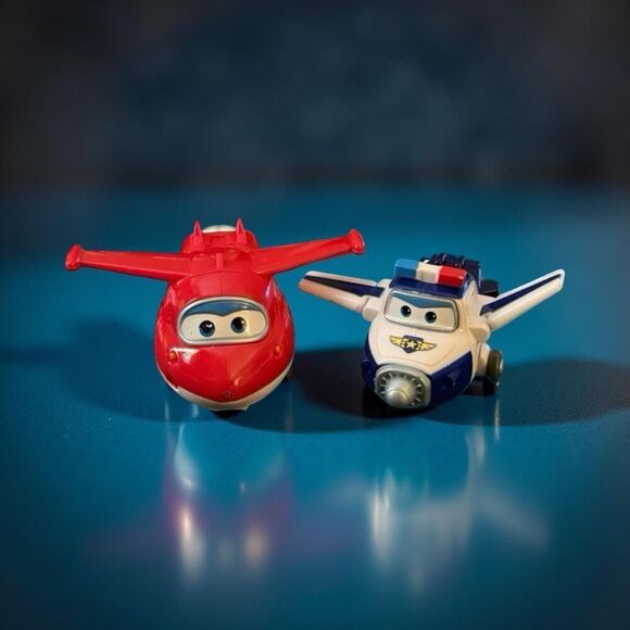 Super Wings Transform-a-Bots Plastic Airplane Jett Paul Grand Albert Bello A2 - Picture 6 of 8